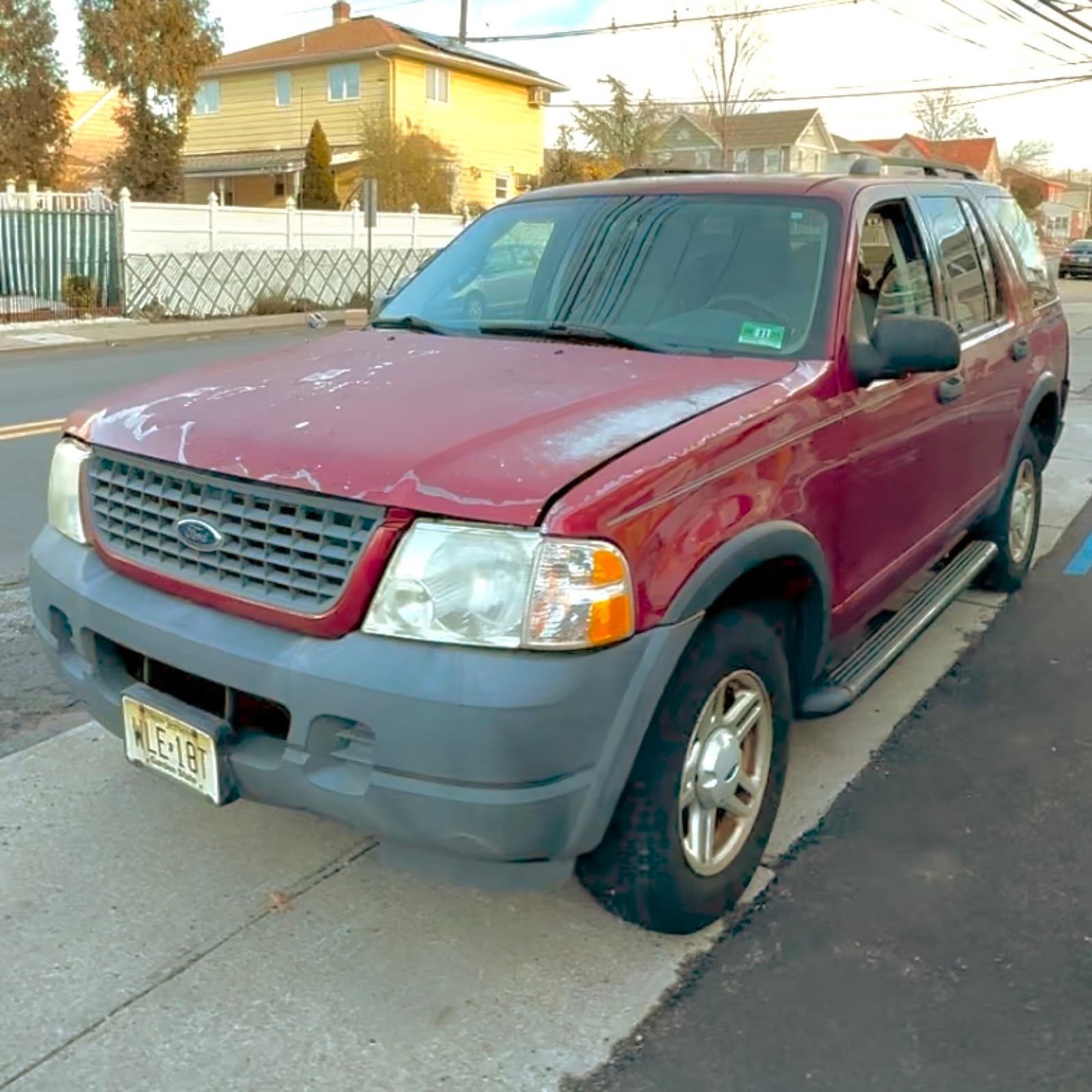 2003 Ford Explorer purchased in Fair Lawn, New Jersey